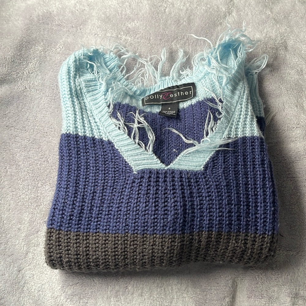 Polly and Esther V-neck Sweater